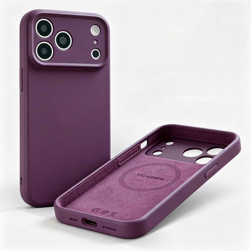 Luxury Liquid Silicone Magneti - Liquid Silicone Magnetic Phone Case ulasan dan harga