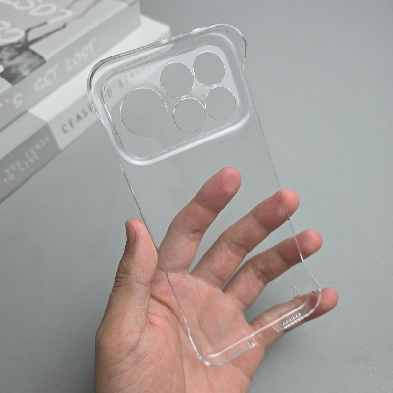 Ultra Thin Clear Frameless PC  - Ultra Thin Frameless Phone Cover ulasan dan harga