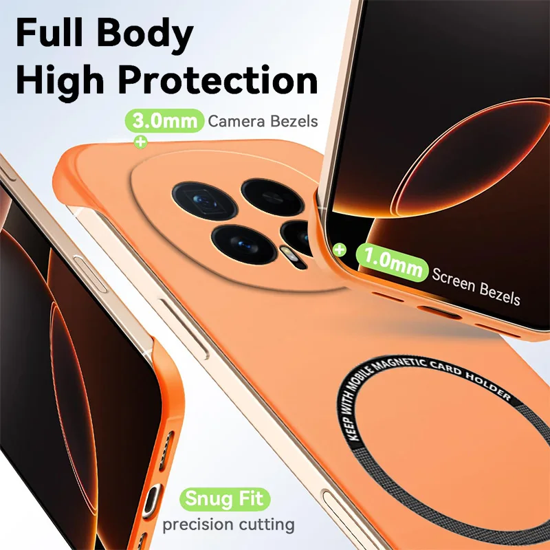 New Ultrathin Magnetic Framele - Matte Hard Pc Back Case ulasan dan harga