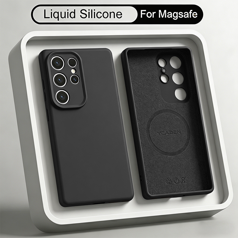 Magnetic Liquid Silicone Soft  - Liquid Silicone Magnetic Phone Case ulasan dan harga