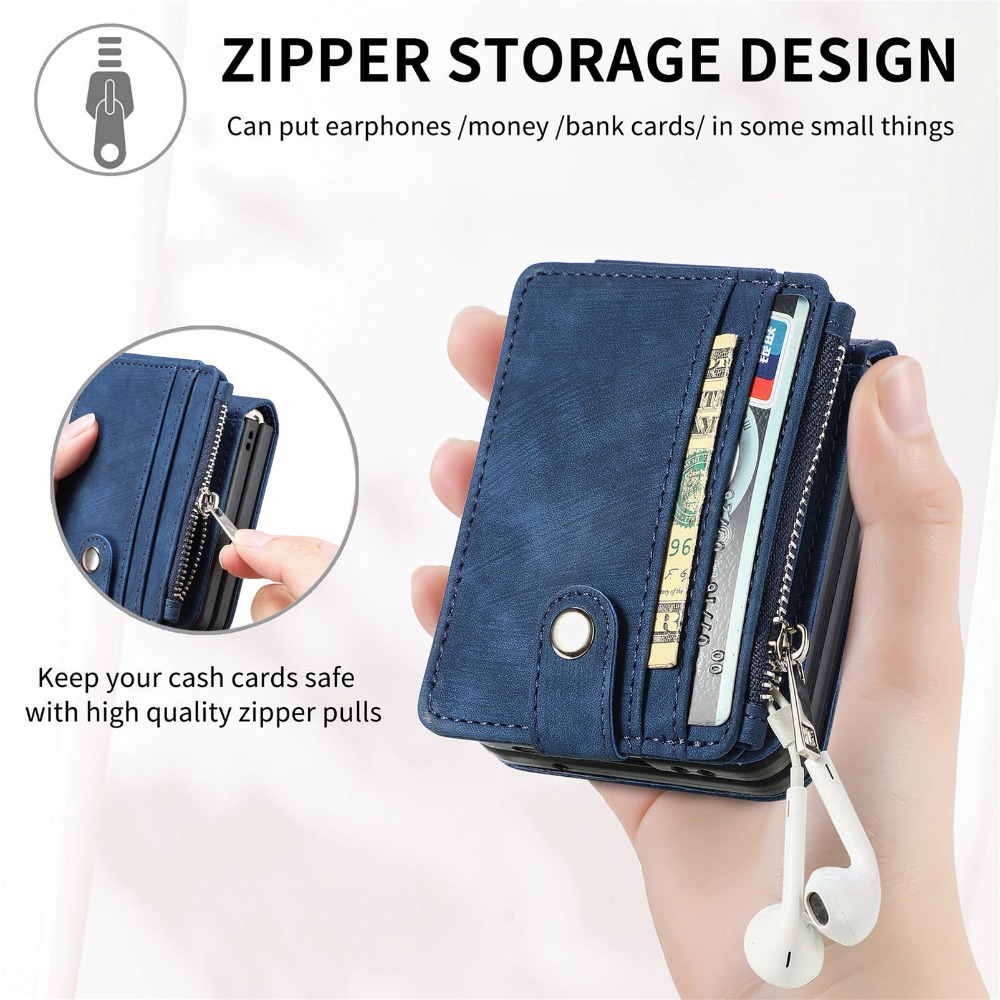 2-in-1 Detachable Card Holder  - Leather Wallet Card Holder Phone Cover ulasan dan harga