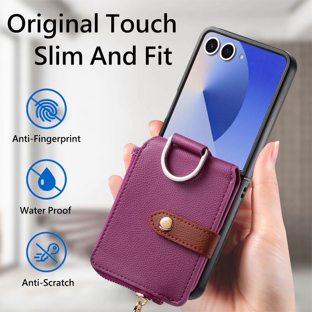 Luxury Card Holder Phone Case  - Leather Wallet Card Holder Phone Cover ulasan dan harga