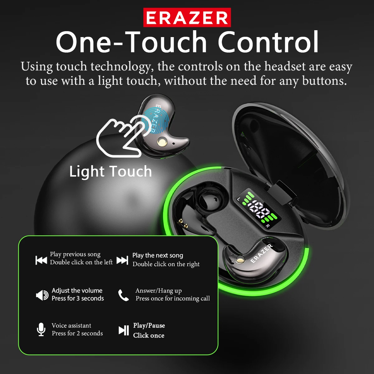 EARZER XF58 In-Ear Bluetooth H - Phone Cases ulasan dan harga