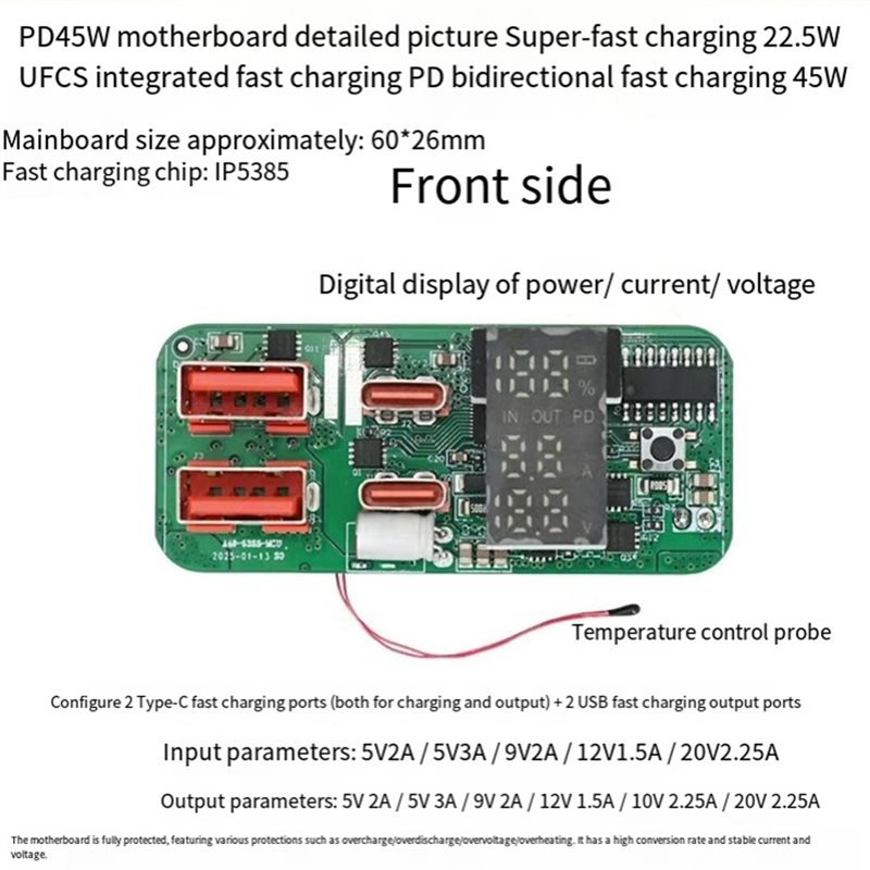 ABKN-DIY Charging Module PD45W - Power Banks ulasan dan harga
