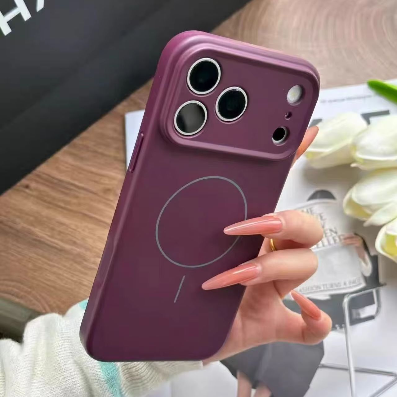 Original Liquid Silicone Magne - Liquid Silicone Magnetic Phone Case ulasan dan harga