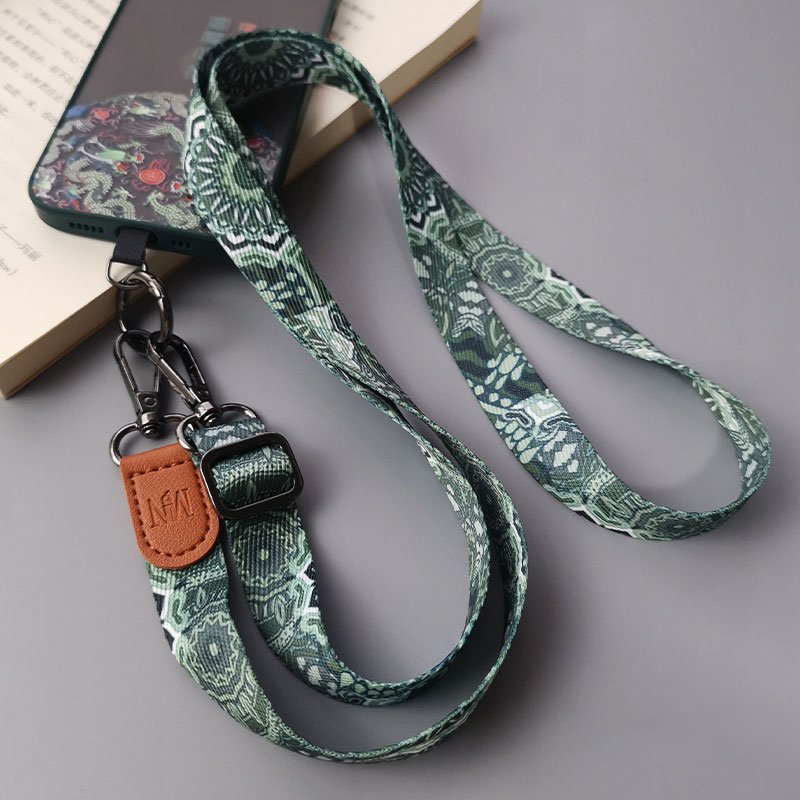 Retro Totem Pattern Crossbody  - Crossbody Lanyard Neck Strap Case ulasan dan harga