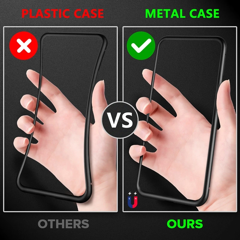 Magnetic Tempered Glass Privac - Anti Spy Privacy Glass Case ulasan dan harga