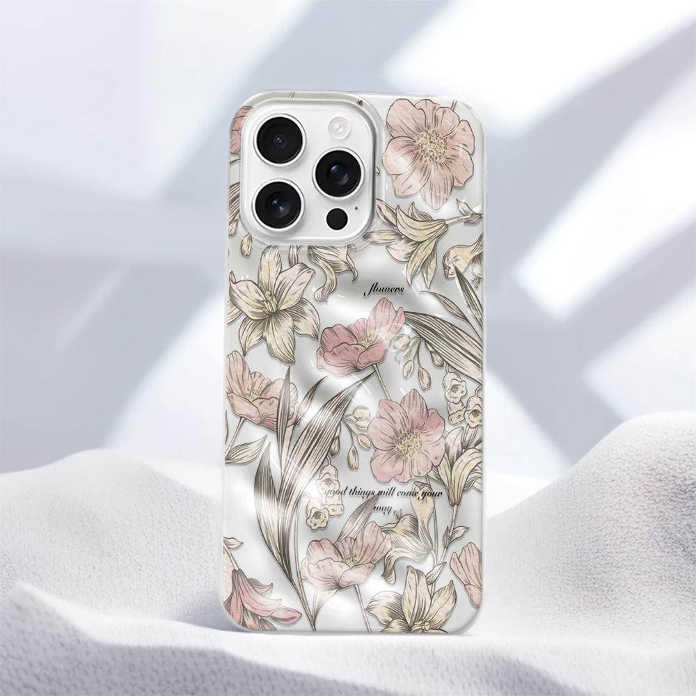 Vintage Floral Pattern Elegant - Vintage Floral Pattern Soft Case ulasan dan harga